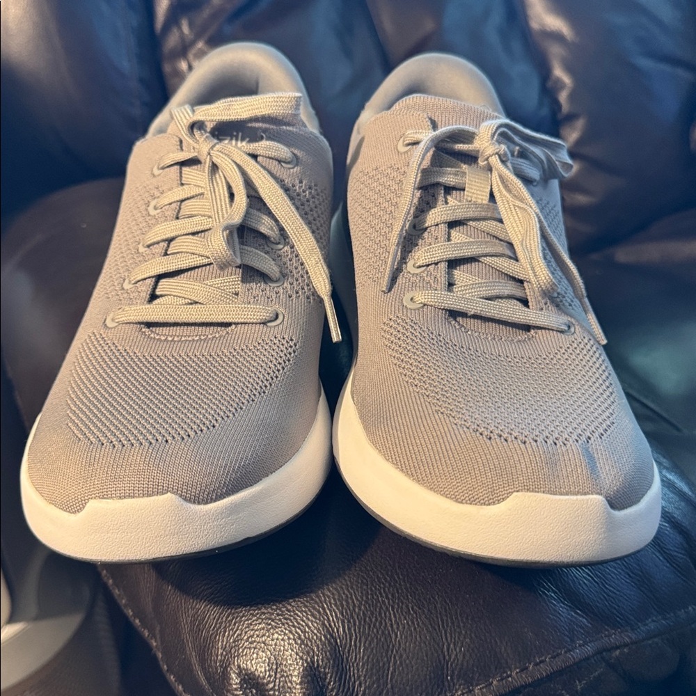 Kizik Lima Hands Free Lace Up Slip On Shoes Sneaker Gray Mens Size 13 - Picture 4 of 16